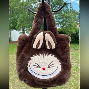 New Labubu reversible plush bag